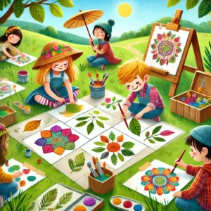DALL·E-2024-11-26-08.05.27-A-whimsical-and-engaging-cartoon-style-illustration-of-children-participating-in-an-outdoor-art-workshop-themed-Drawing-with-Nature.-The-scene-featu-300x300 Dicas para Pais e Educadores