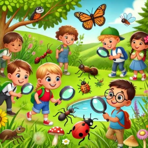 DALL·E-2024-12-22-10.42.27-An-engaging-and-colorful-illustration-for-early-childhood-education-showcasing-children-observing-insects-and-small-animals-in-a-natural-setting.-The-300x300 Ciências Naturais